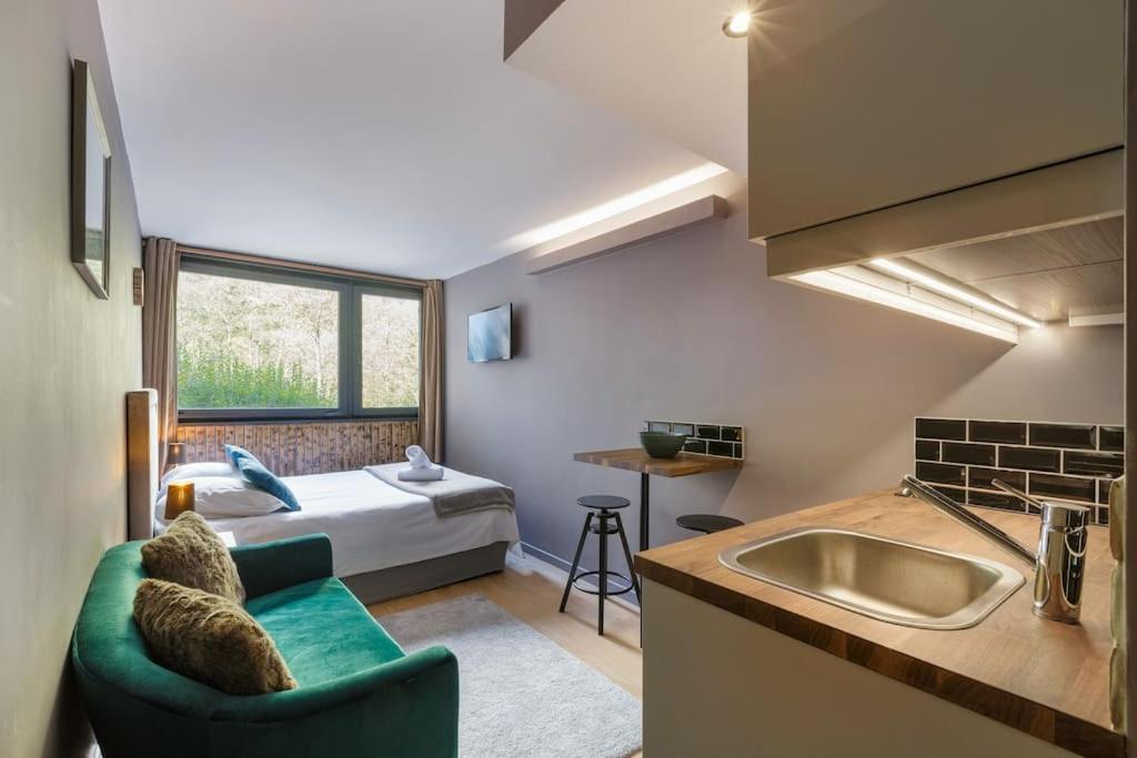 Fantastic Studio By The Lake With Mountain View Chamonix Eksteriør bilde